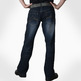 Men's Vintage Straight Jeans-Fotini Regular Fit - Thumbnail 2