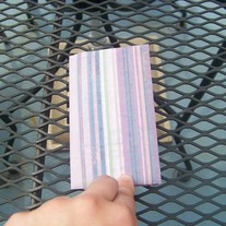 Striped Origami Book