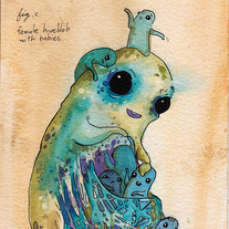 Hiveblob Mother Postcard