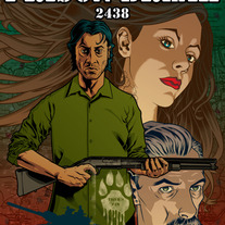 Prison Break 2438 with cover art by Brian Ewing (B&W interior)