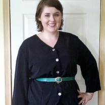 Maren Woman Black Blouse Sz 22
