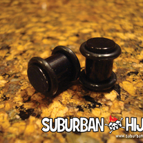 Black Acrylic Plug