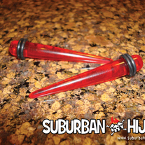 Red UV Acrylic Taper