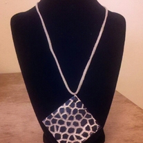 Giraffe Diamond Shaped Necklace