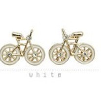 FREE SHIPPING Bicycle Bike Earrings Girls Ladies Womens Teen
