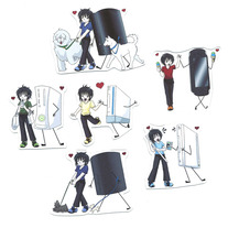 Mini Magnets - I <3 Videogames