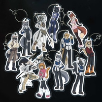 Keychains - Raven Wolf Book 1 - The Wilds- Character Keychains