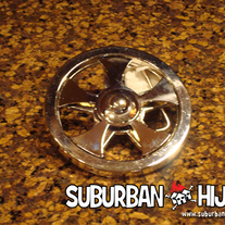 Ghetto Chrome Spinning Rim Buckle