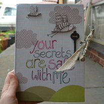 Your Secrets Are Safe With Me Blank Diary/Notebook
