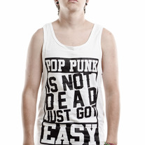 Pop punk is not dead just got easy - Tank top