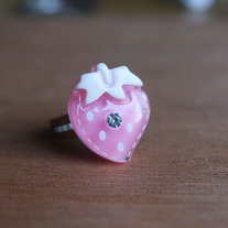 Pink Strawberry Ring 