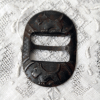 Vintage Scotty Dog Metal Buckle