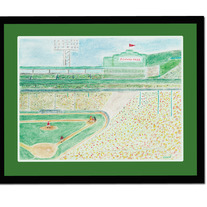 "Pete at the Plate" - Framed