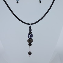 Black Pendant Necklace