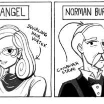 "Concerning Character Design" - Big O Parody Week Original Art