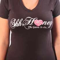 Shh, Honey Basketball Black
