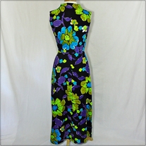 Vintage 1960s Alice Polynesian Fashions Dress
