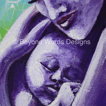 Holding You ~ Original Artwork 5x7