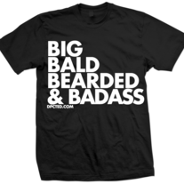 BIG BALD BEARDED AND BADASS