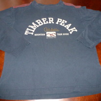 BOYS GAP KIDS NAVY BLUE LS SHIRT SIZE M (7-8)