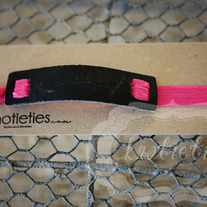 rock&roll leather headband knotietie