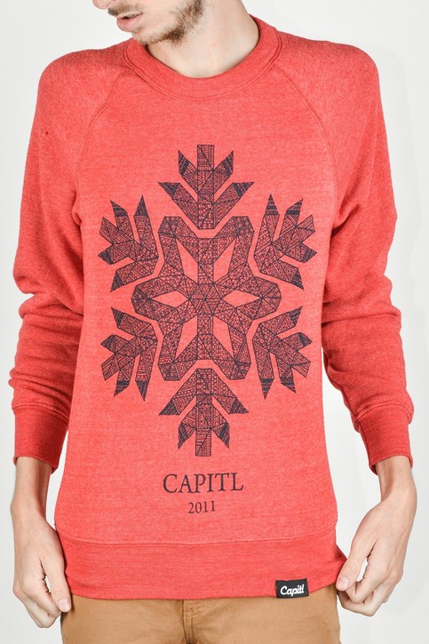Snowflake Crew Sweatshirt