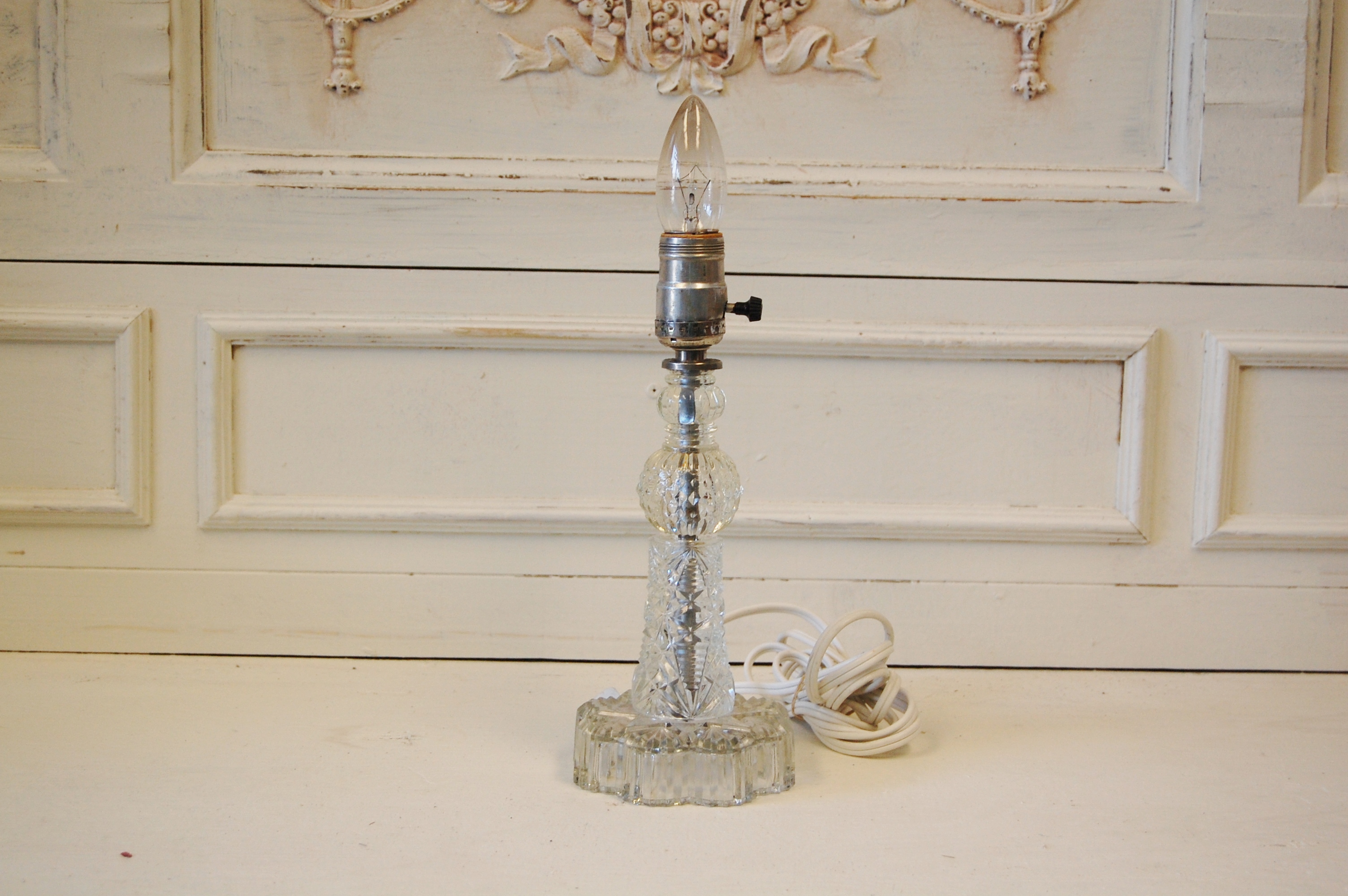 Chic Vintage Glass Vanity Dresser Lamp ? Marinus Home ? Online Store Powered by Storenvy