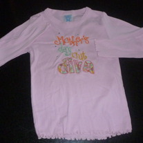 Mothers Day Out Diva Pink Shirt-Size 4T