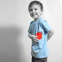 Kids Balloon Caterpillar - Blue/red