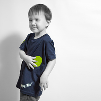 Kids Balloon Caterpillar - Navy/Green