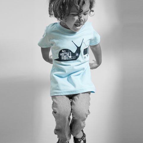 Kids T.V. Snail - Baby blue