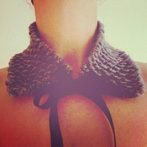 fall knit collar