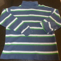 Navy/Green/Gray Strip Turtleneck-Gap Size Medium/8
