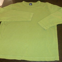 Long Sleeve Green Shirt-Gap Kids Size 8