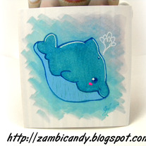 Dolphin mini marker piece