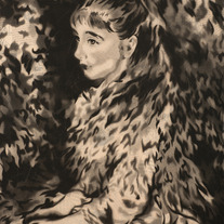Irène Cahen d'Anvers, after Renoir (black variant)