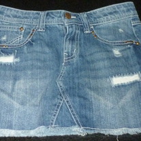 Denim Jean Skirt-Mudd Size 12