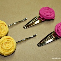 Rosette Barrettes