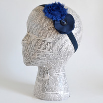 Navy Headband - 1 to Adult - Ready to Ship