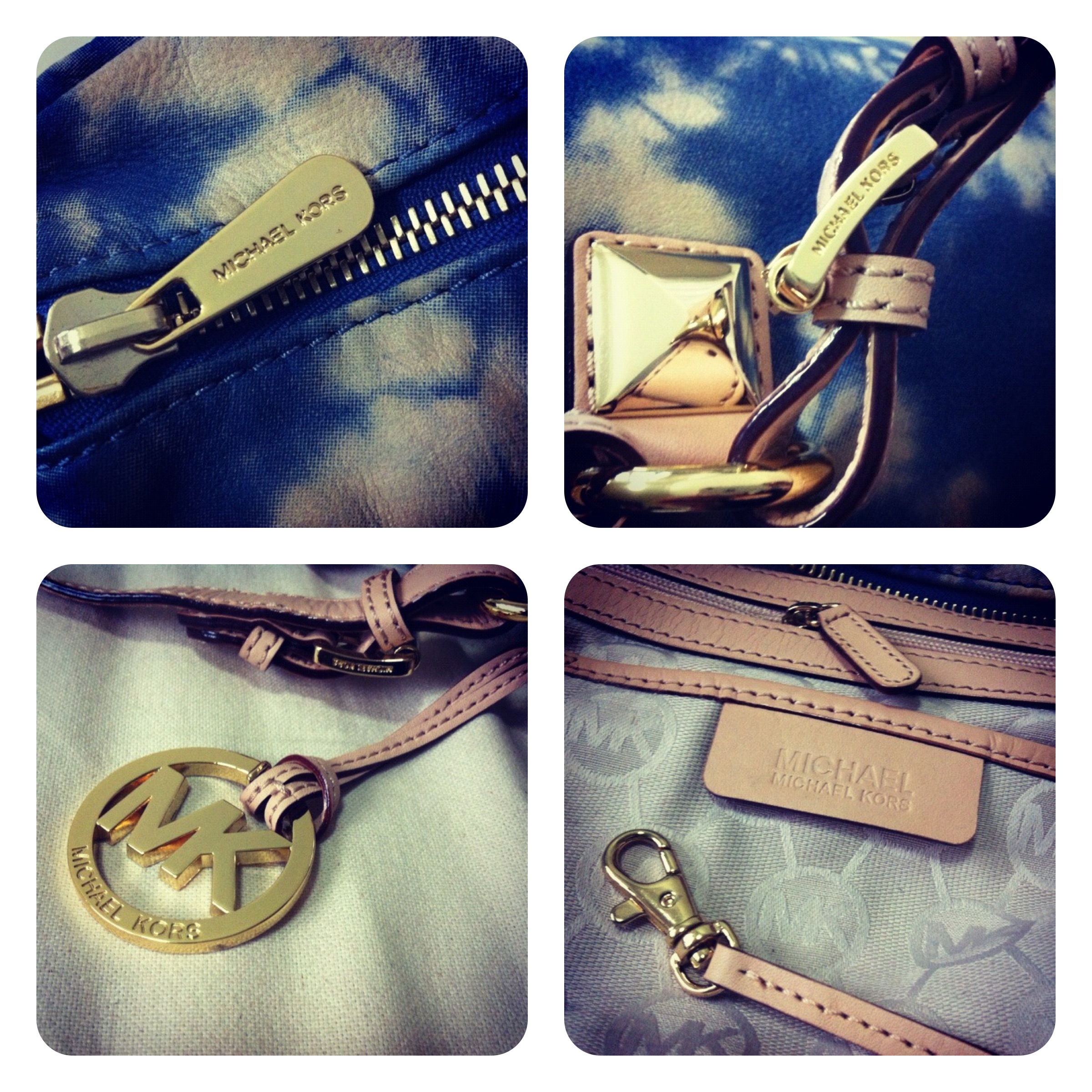 MICHAEL KORS Tie Dye Grayson Leather Bag on Storenvy