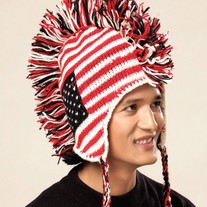 USA Flag Mohawk Hat