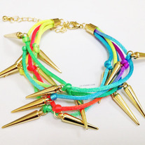 Colorful Spikes Neon bracelet
