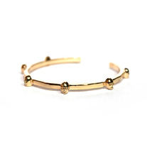 Rose Gold Skull Bangle