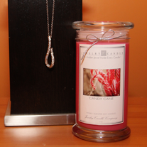 Candy Cane Jewelry Candle