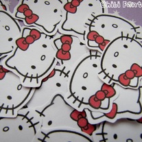 20 Hello Kitty Sticker Flakes