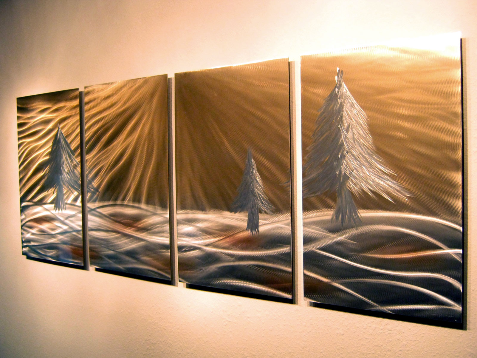 Pine Trees Abstract Metal Wall Art Contemporary Modern Decor - Pine Trees Abstract Metal Wall Art Contemporary Modern Decor Thumbnail pine trees abstract metal wall art contemporary modern decor - pine trees abstract metal wall art contemporary modern decor thumbnail