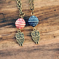 little owl necklace