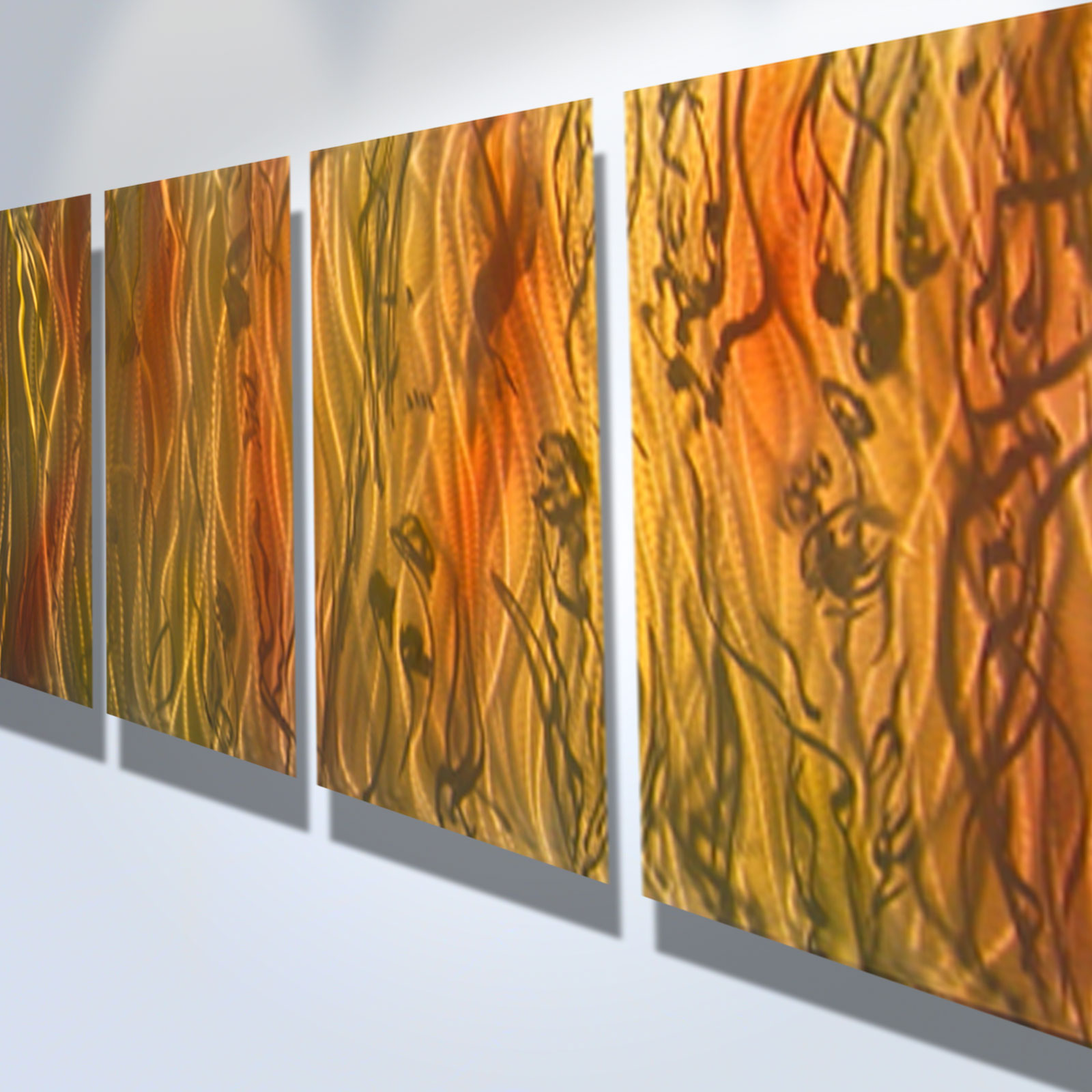 Flow Abstract Metal Wall Art Contemporary Modern Decor · Inspiring