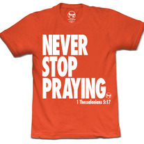 Never/Stop Praying (Neon Orange)