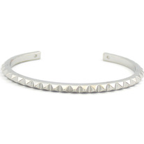 Silver Spiked Square Bracelet
